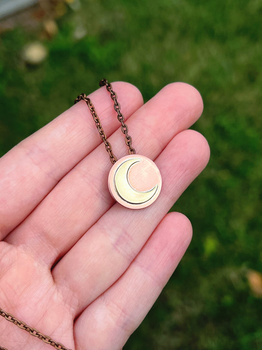 Magic Moon Hidden Bail Pendant