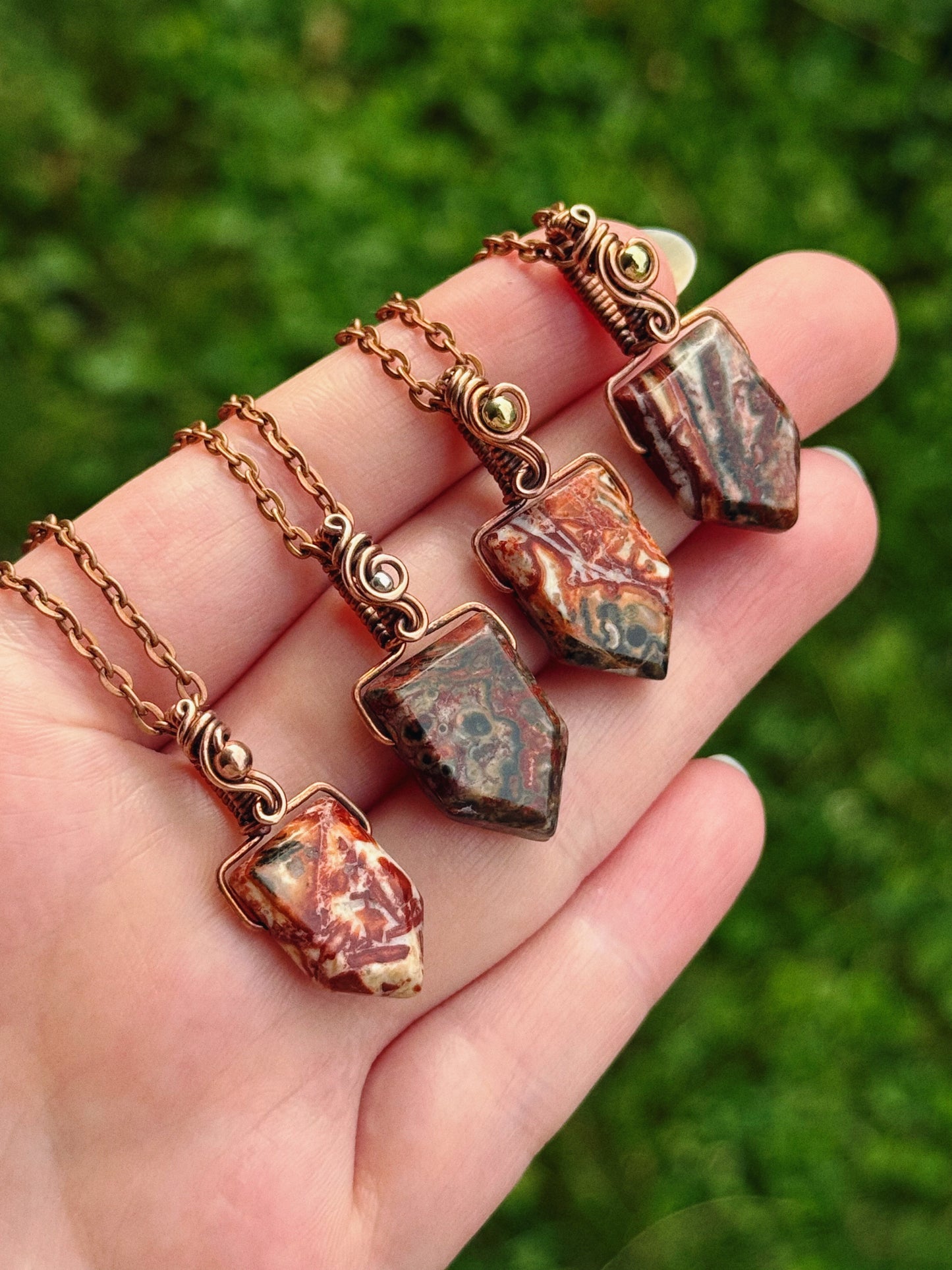 Jasper Shield Pendant